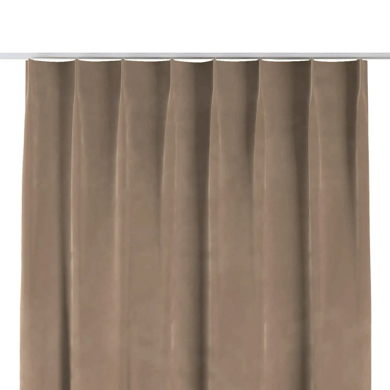 Dekoria Závěs na jednotlivých háčcích flex, béžová, Velvet, 704-35