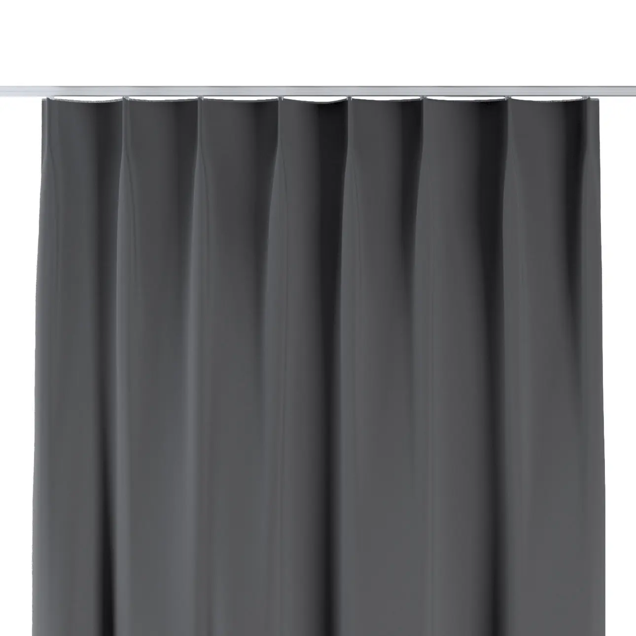 Dekoria Závěs na jednotlivých háčcích flex, grafit, Blackout FR Premium, 269-29