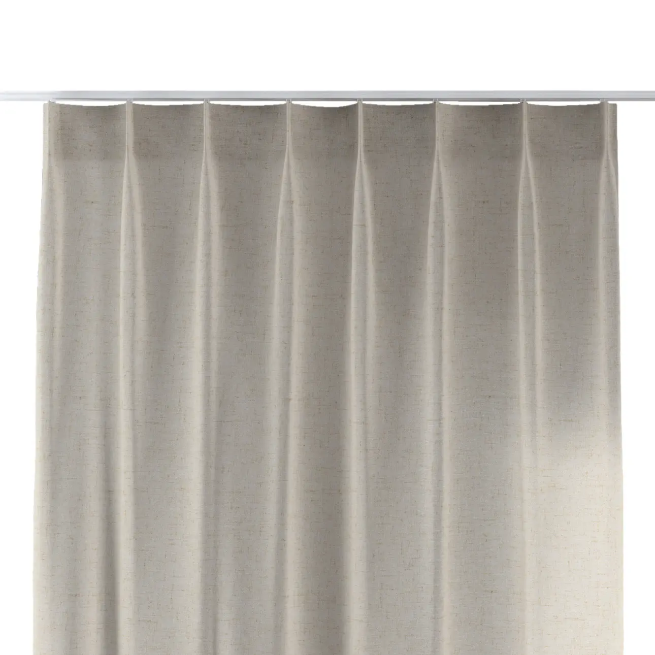 Dekoria Závěs na jednotlivých háčcích flex, béžová, Natural Touch, 128-17