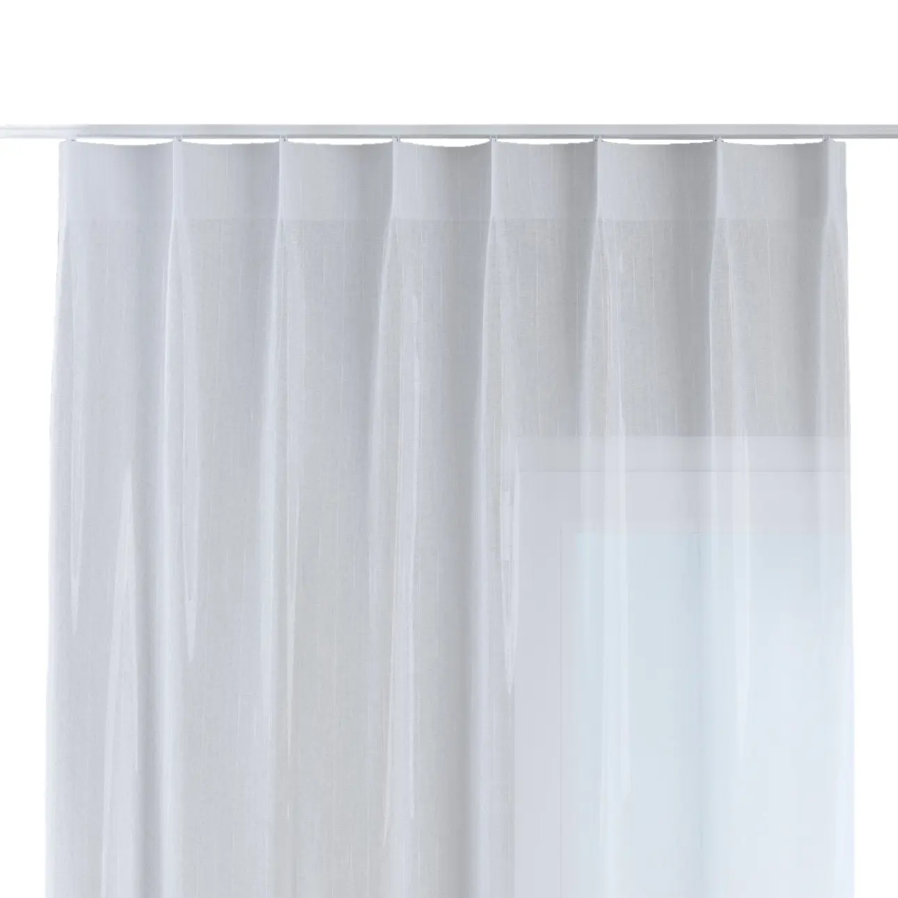 Dekoria Závěs na jednotlivých háčcích flex, krémová, Natural Touch, 128-20