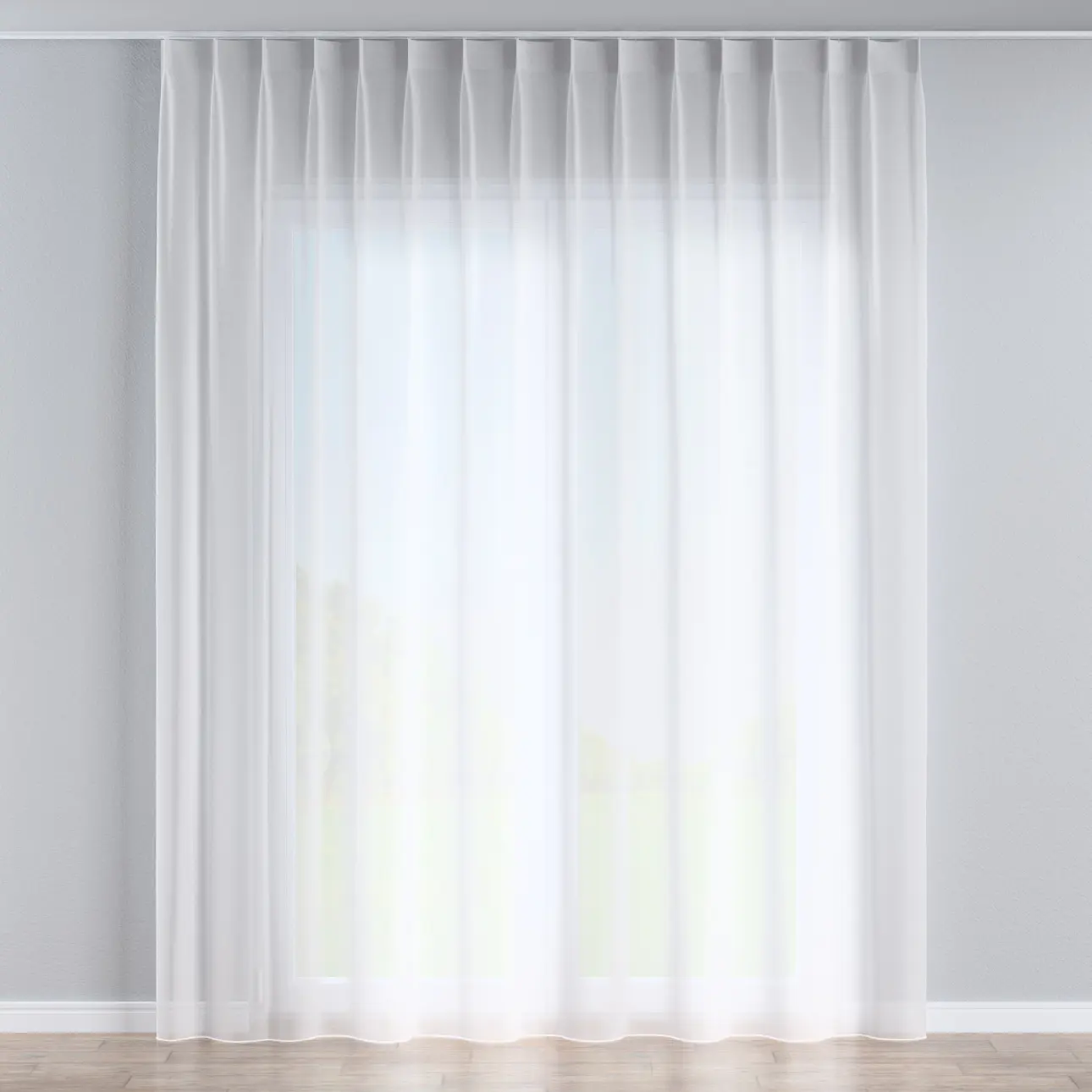 Dekoria Záclona na jednotlivých hačcích flex, ecru, Voile - Voál, 183-33