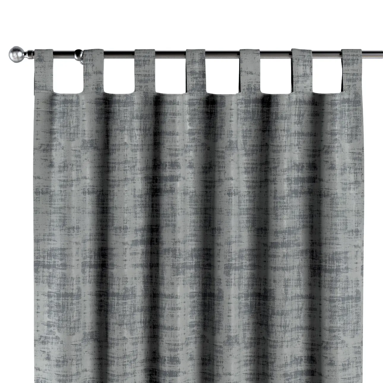 Dekoria Závěs na poutkach, šedavá beton, Velvet, 704-32