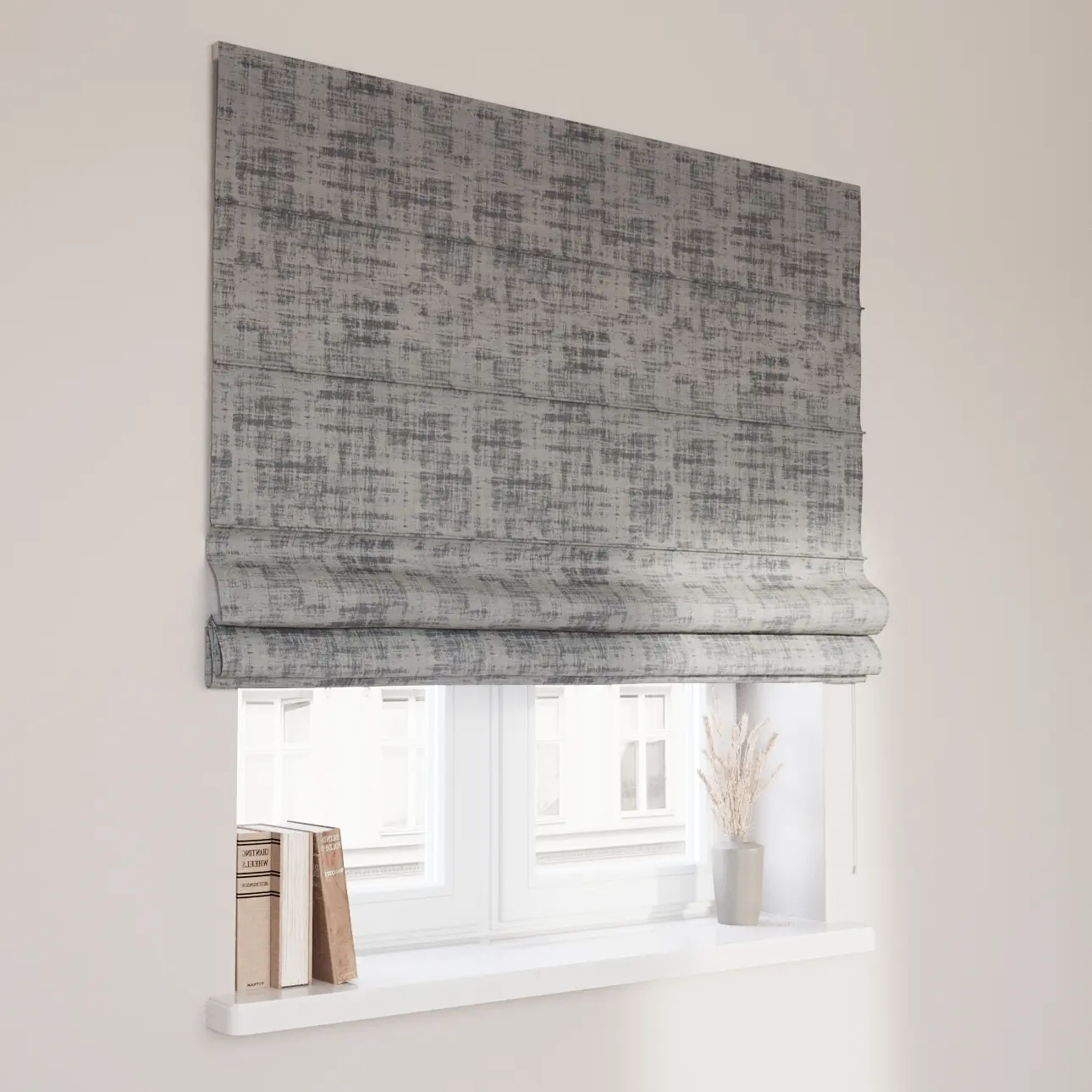 Dekoria Římská roleta Capri, šedavá beton, Velvet, 704-32