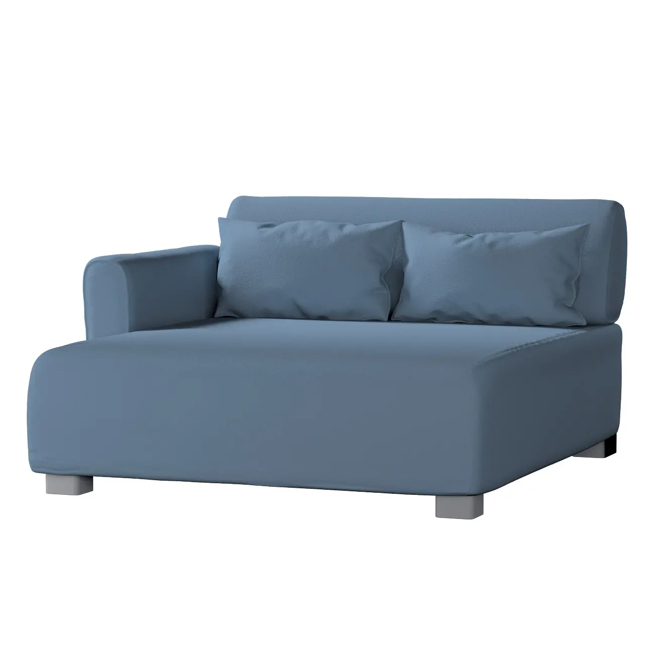 Dekoria Potah na pohovku Mysinge dlouhý, modrá, pohovka Mysinge long, Boucle Teddy, 702-86