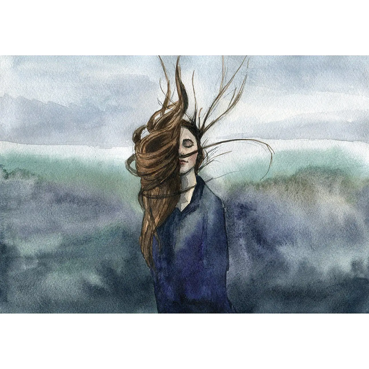 Dekoria Obraz na plátně Wind, 70 x 50 cm