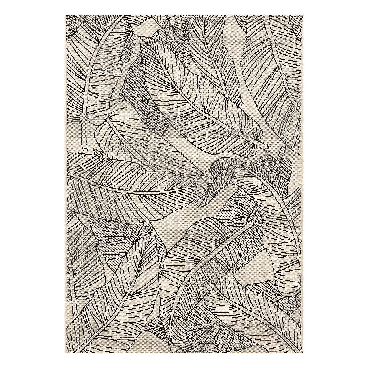 Dekoria Koberec Cottage beige/black 120x170cm, 120x170cm