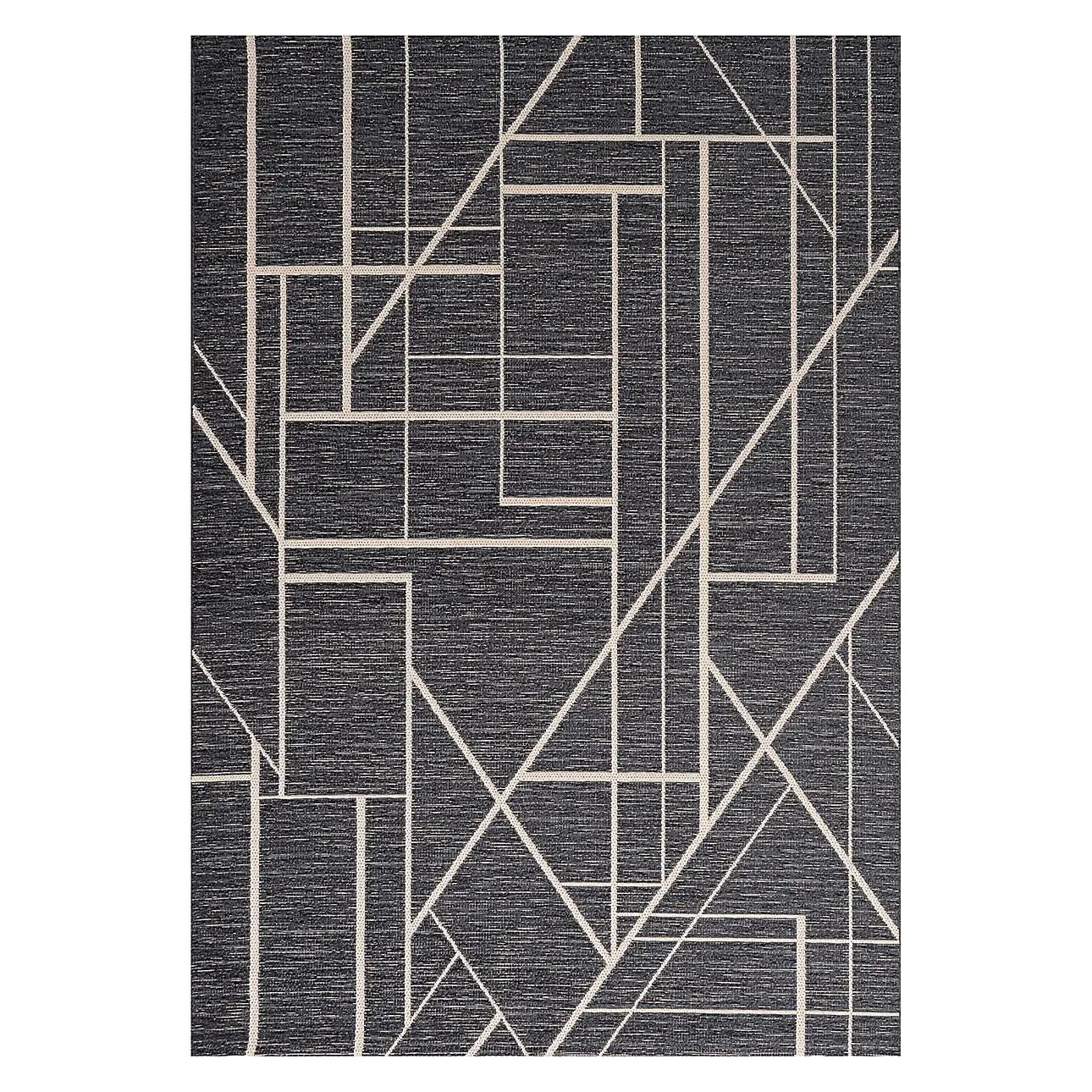 Dekoria Koberec Velvet beige/petrol blue 160x230cm, 160x230cm