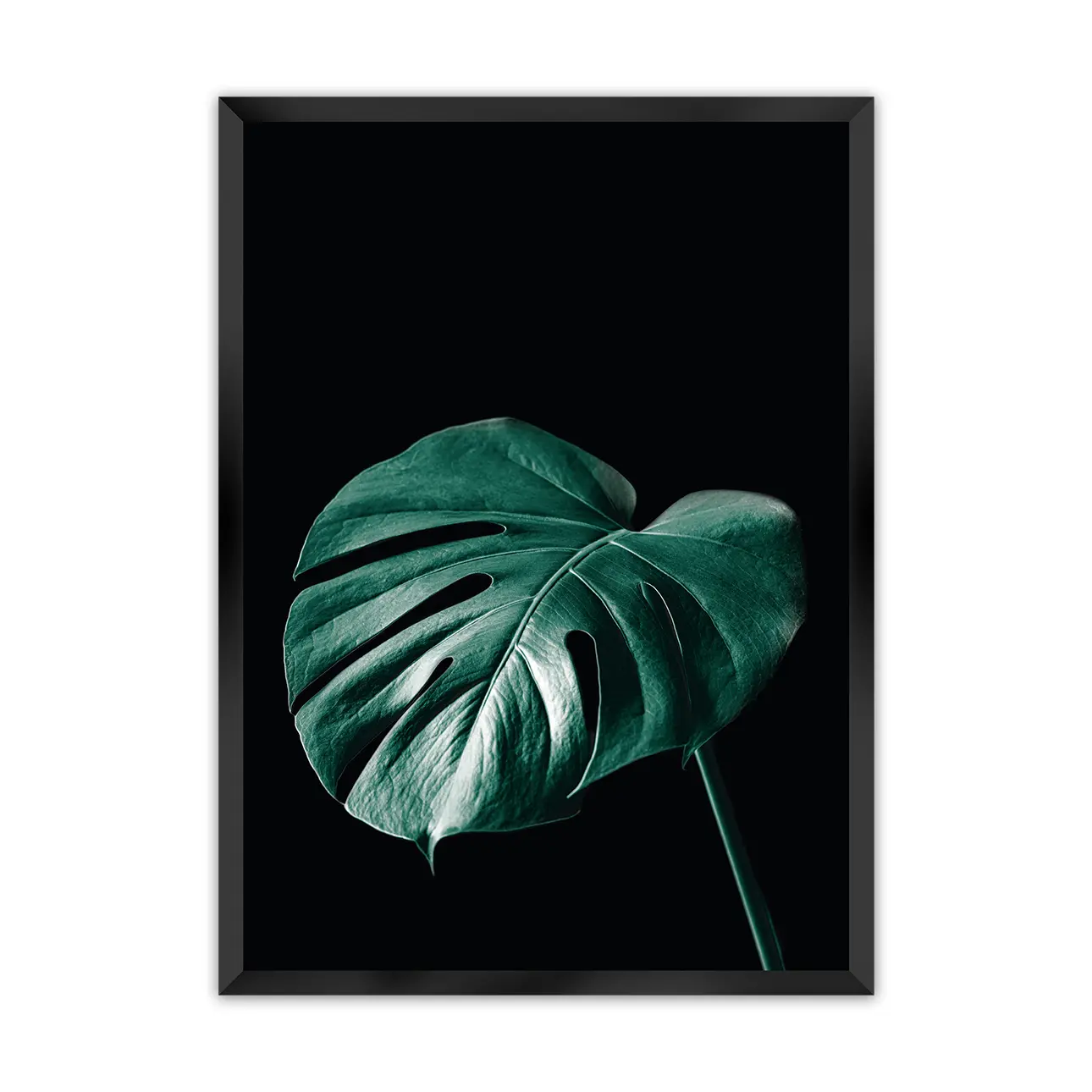 Dekoria Plakát Dark Monstera, 30 x 40 cm, Volba rámku: Černý
