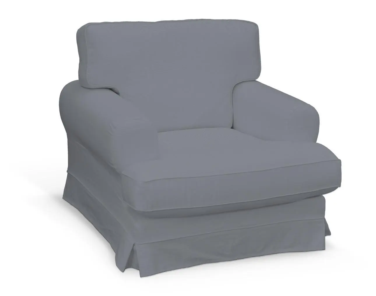Dekoria Potah na křeslo IKEA Ekeskog, šedá, Potah na křeslo Ekeskog, Cotton Panama, 702-46