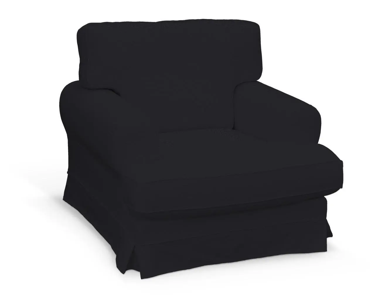 Dekoria Potah na křeslo IKEA Ekeskog, černá, Potah na křeslo Ekeskog, Etna, 705-00