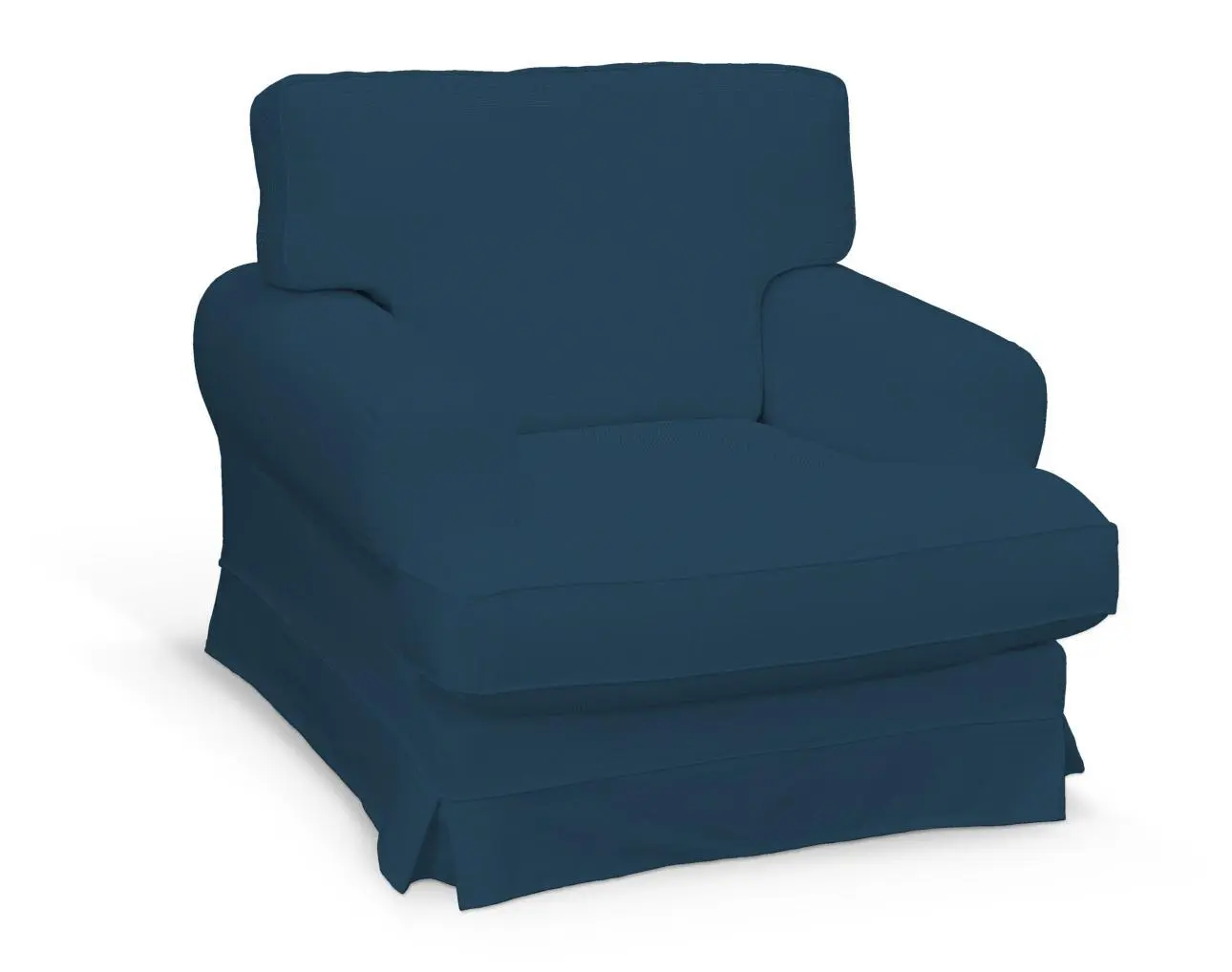 Dekoria Potah na křeslo IKEA Ekeskog, mořská modrá, Potah na křeslo Ekeskog, Cotton Panama, 702-48