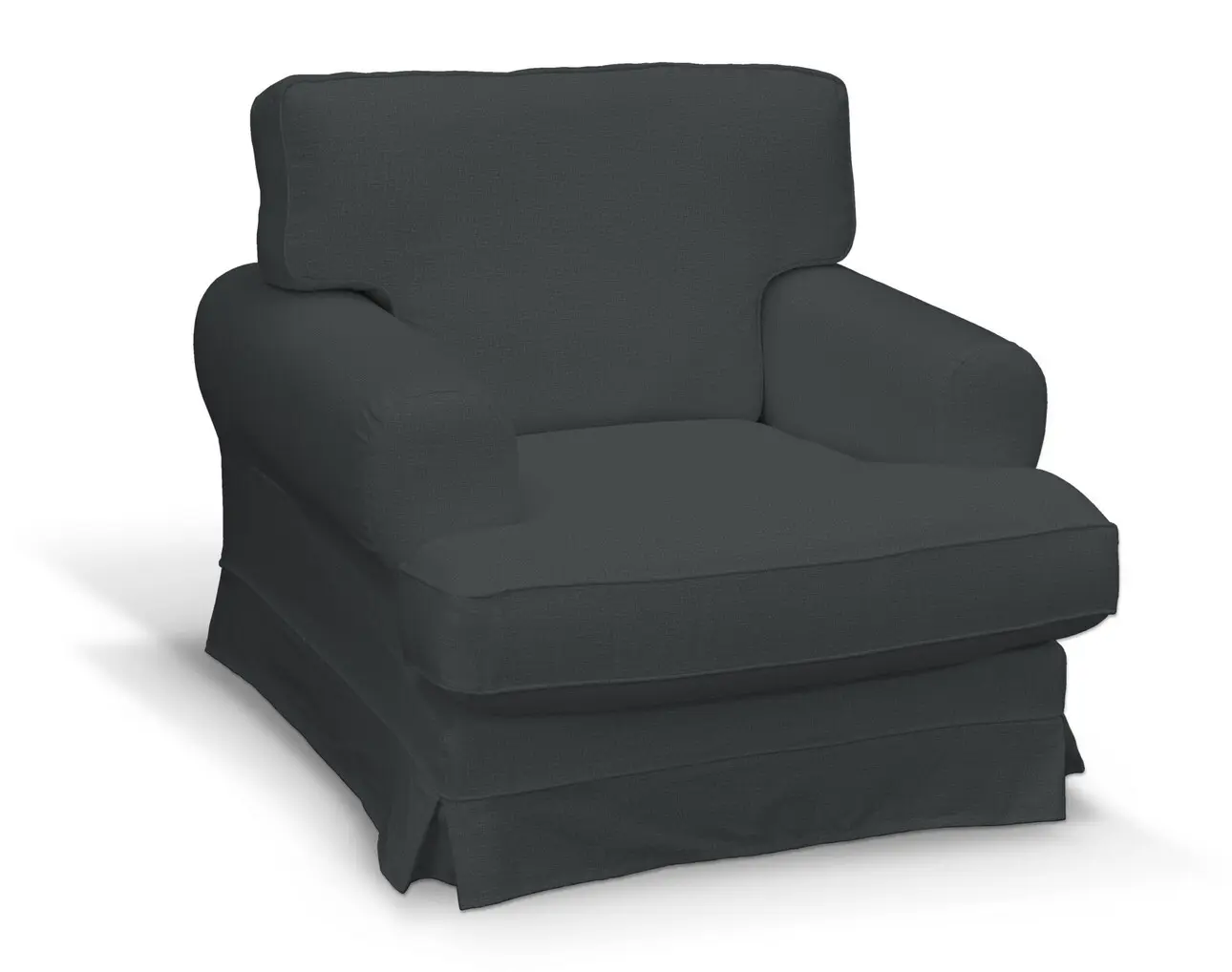 Dekoria Potah na křeslo IKEA Ekeskog, grafitová, Potah na křeslo Ekeskog, Ingrid, 705-43