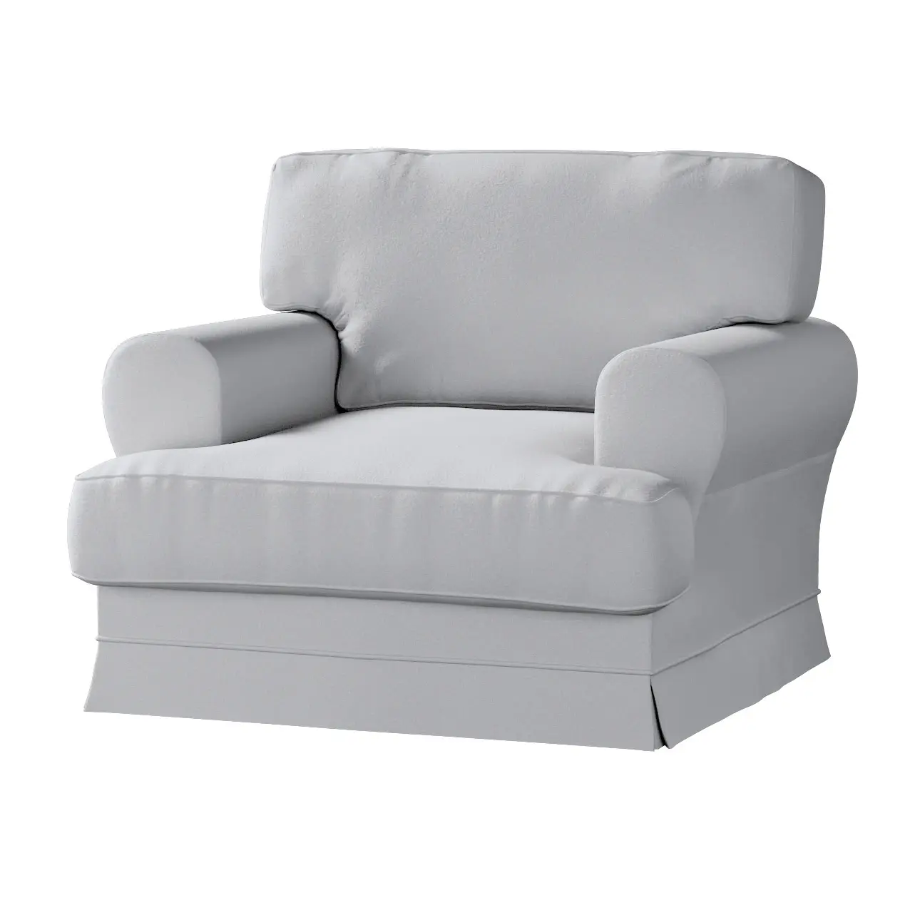 Dekoria Potah na křeslo IKEA Ekeskog, bílá, Potah na křeslo Ekeskog, Boucle Teddy, 702-80