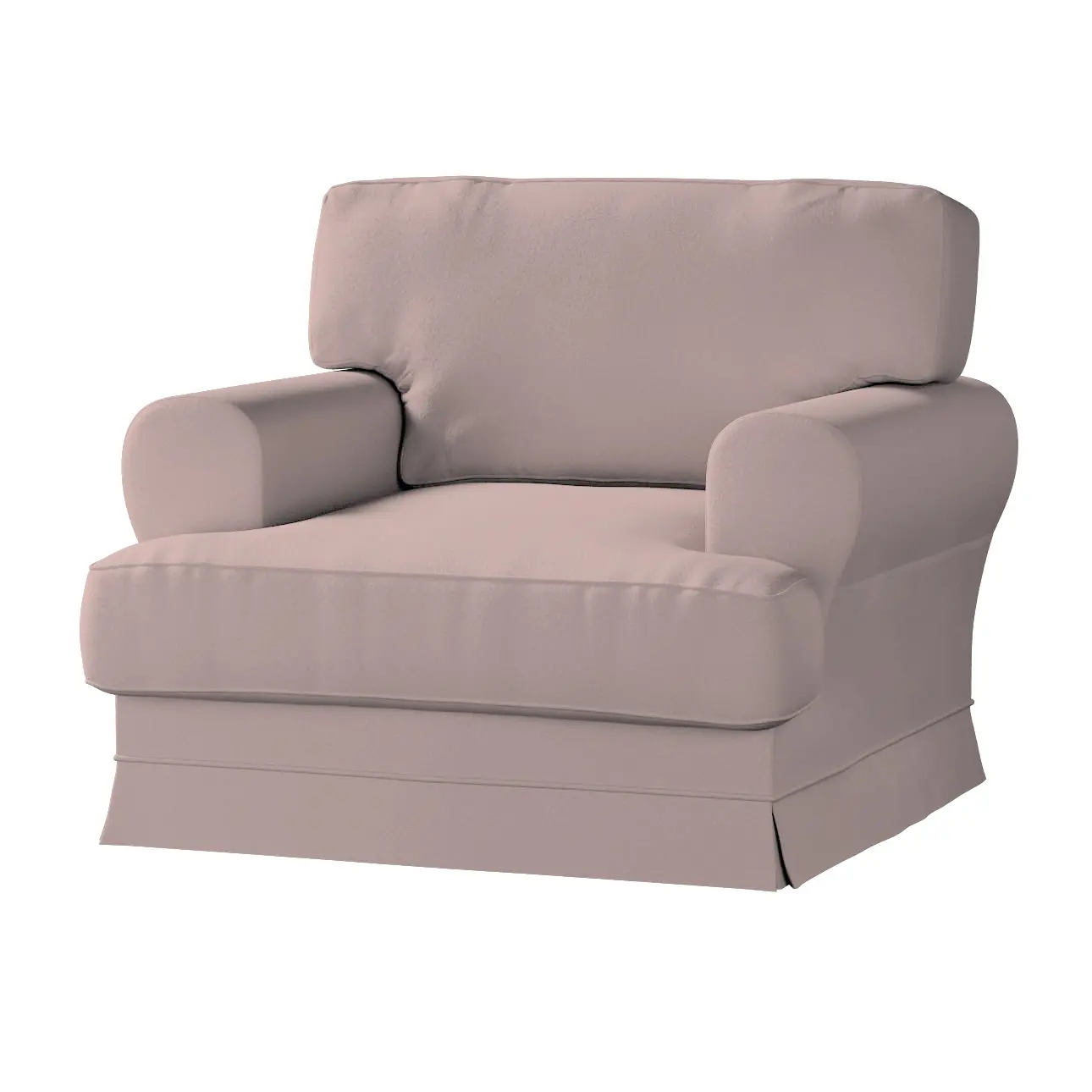 Dekoria Potah na křeslo IKEA Ekeskog, růžová, Potah na křeslo Ekeskog, Boucle Teddy, 702-84