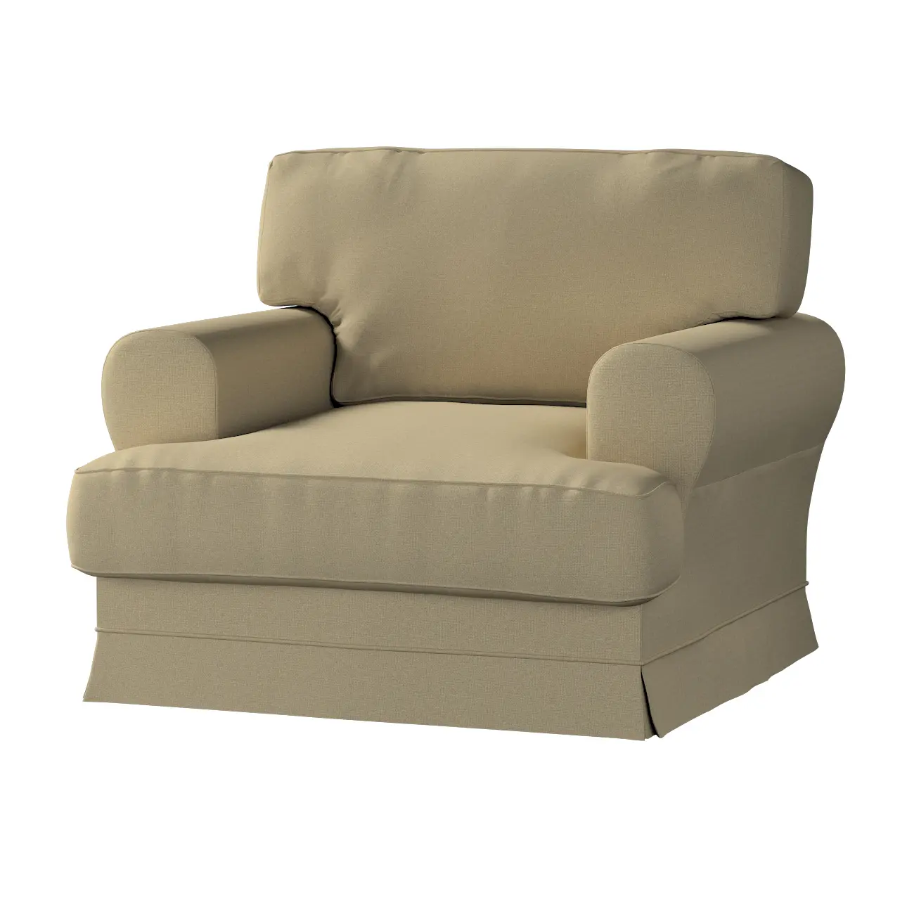 Dekoria Potah na křeslo IKEA Ekeskog, olivová, Potah na křeslo Ekeskog, Living Basic, 162-39