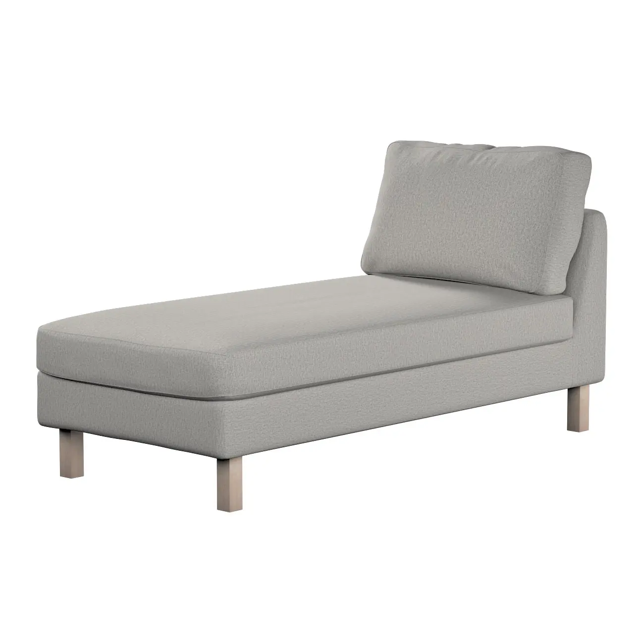 Dekoria Potah na šezlong IKEA Karlstad samostatný, krátký, šedo-béžová, Potah na šezlong Karlstad samostatný, Madrid, 162-03