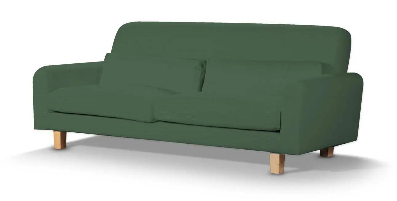 Dekoria Potah na pohovku IKEA Nikkala krátký, Forest Green - zelená, potah na pohovku Nikkala -krátký, Cotton Panama, 702-51