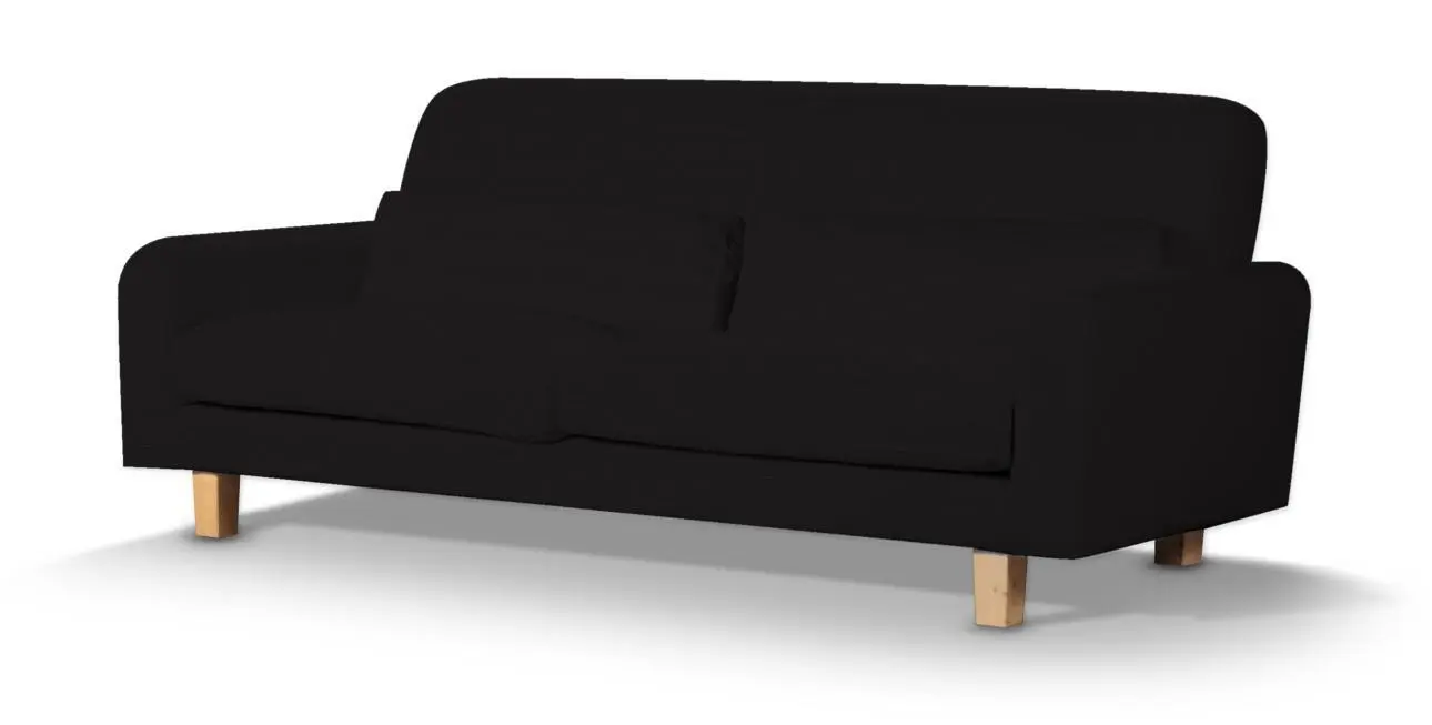 Dekoria Potah na pohovku IKEA Nikkala krátký, Black - černá, potah na pohovku Nikkala -krátký, Cotton Panama, 702-50