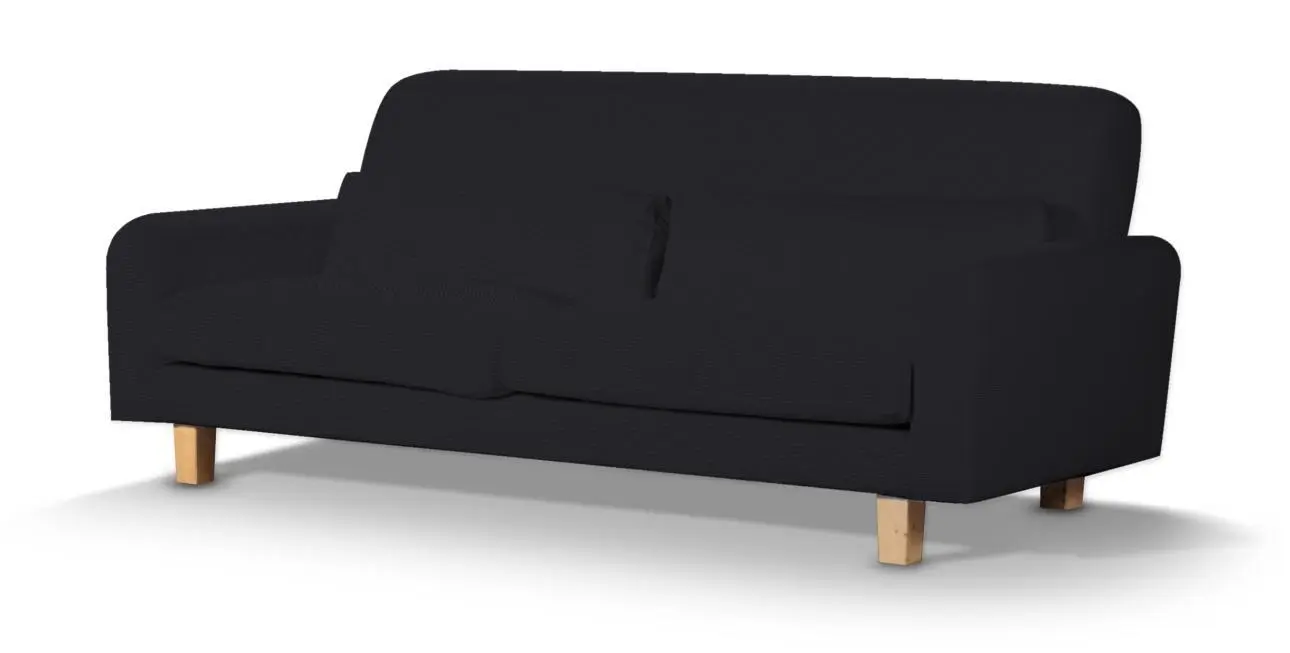 Dekoria Potah na pohovku IKEA Nikkala krátký, černá, potah na pohovku Nikkala -krátký, Etna, 705-00
