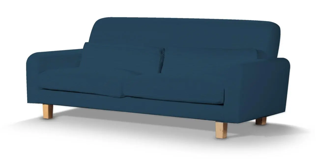 Dekoria Potah na pohovku IKEA Nikkala krátký, mořská modrá, potah na pohovku Nikkala -krátký, Cotton Panama, 702-48