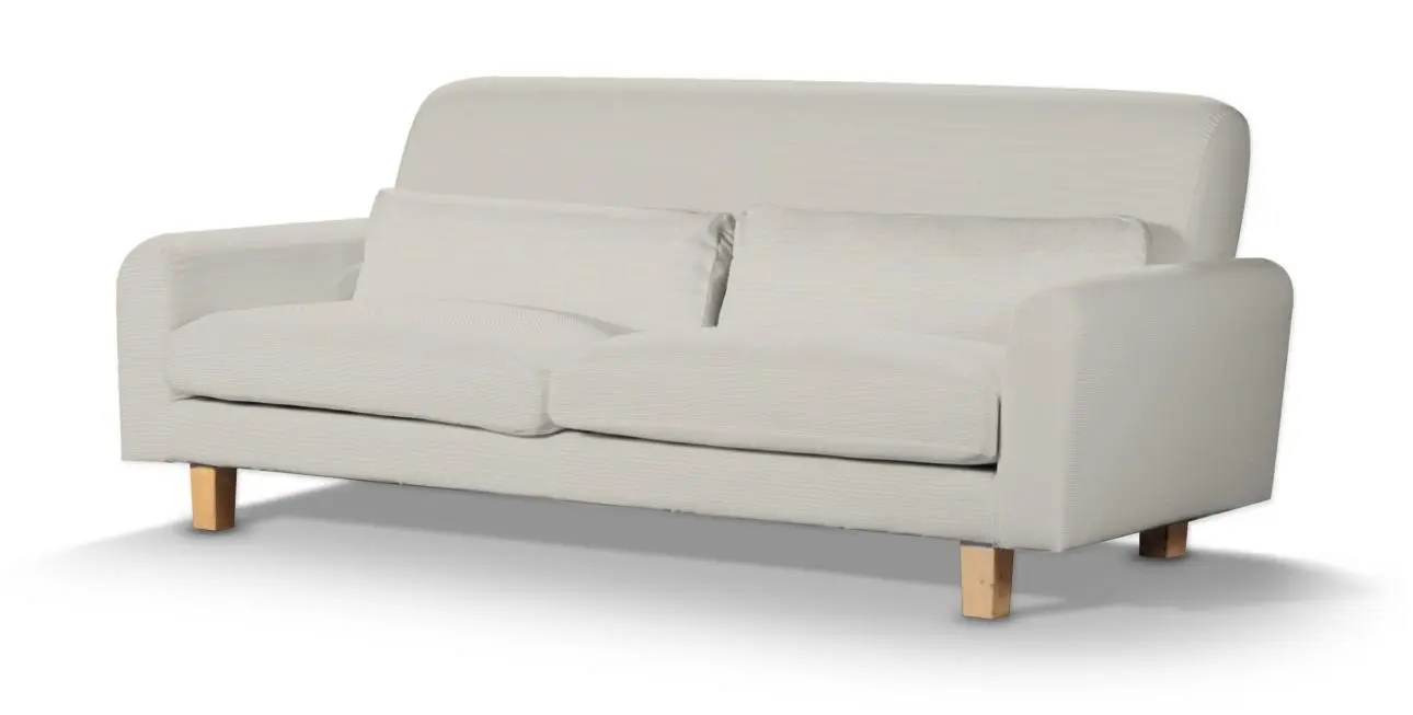 Dekoria Potah na pohovku IKEA Nikkala krátký, stříbrošedá, potah na pohovku Nikkala -krátký, Cotton Panama, 702-45