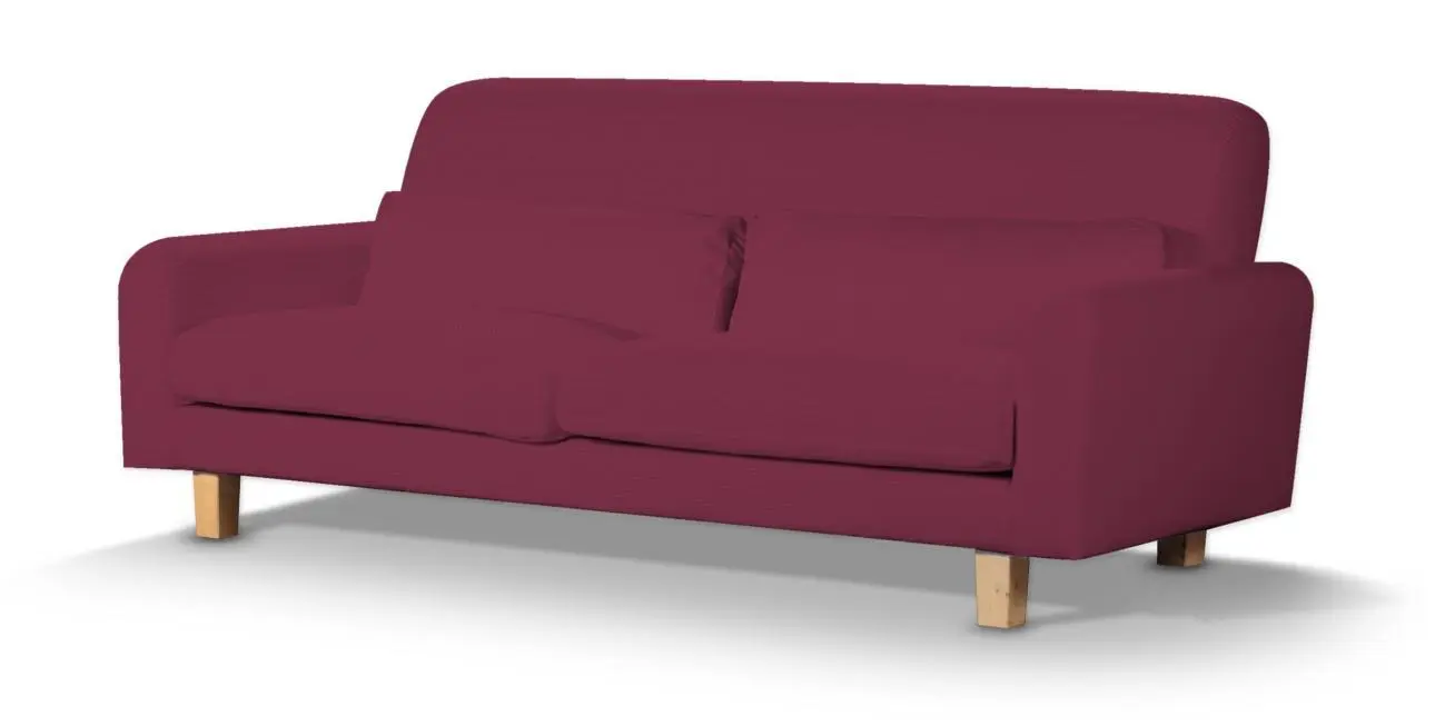 Dekoria Potah na pohovku IKEA Nikkala krátký, švestková, potah na pohovku Nikkala -krátký, Cotton Panama, 702-32