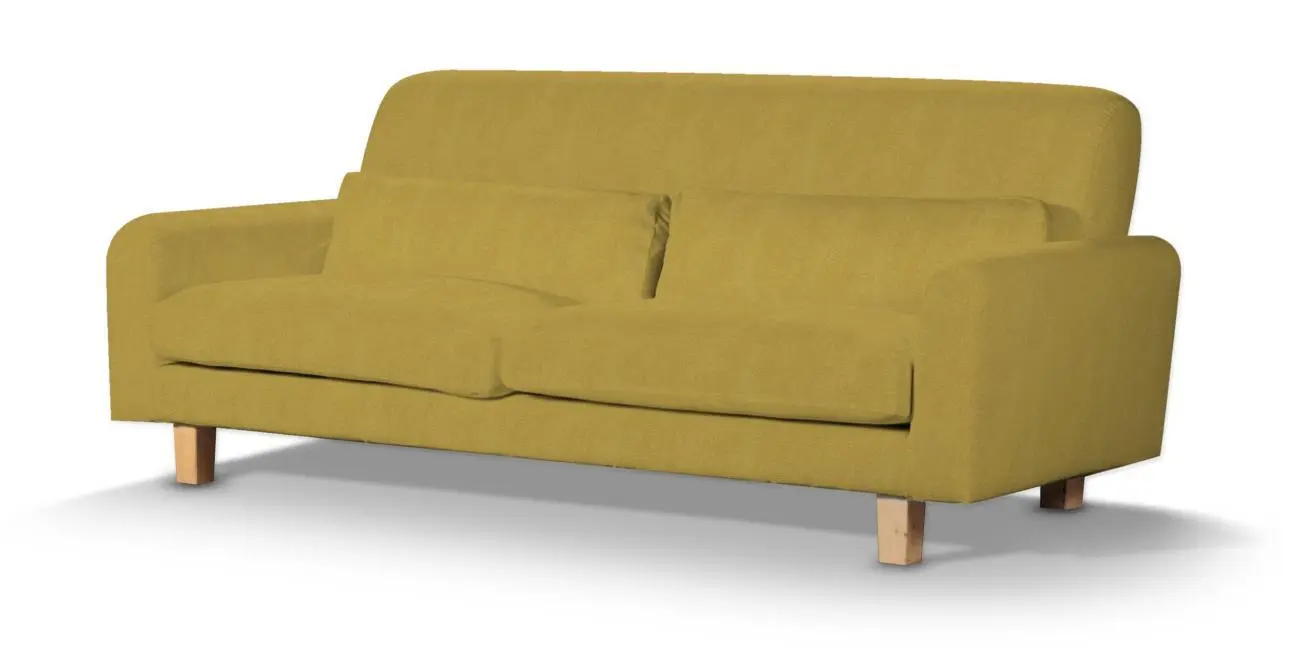 Dekoria Potah na pohovku IKEA Nikkala krátký, hořčicový šenil, potah na pohovku Nikkala -krátký, Etna, 705-04