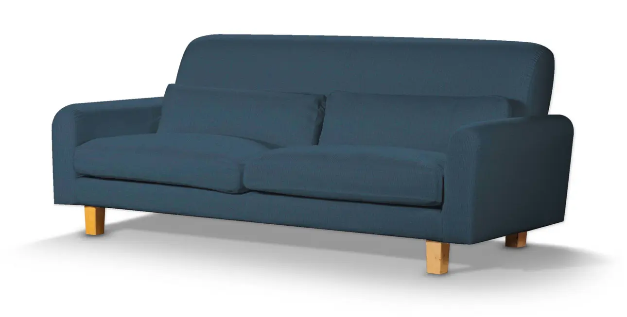 Dekoria Potah na pohovku IKEA Nikkala krátký, šedo-modrá, potah na pohovku Nikkala -krátký, Etna, 705-30