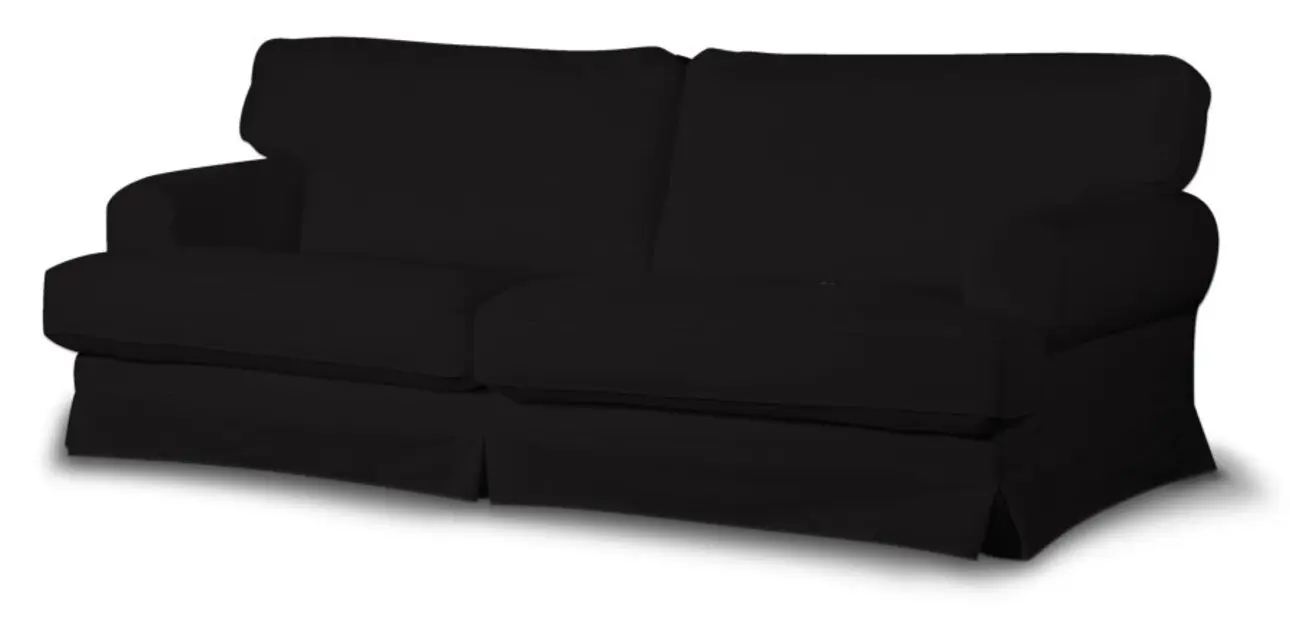 Dekoria Potah na pohovku IKEA Ekeskog rozkládací, Black - černá, Potah na pohovku Ekeskog rozkládací, Cotton Panama, 702-50