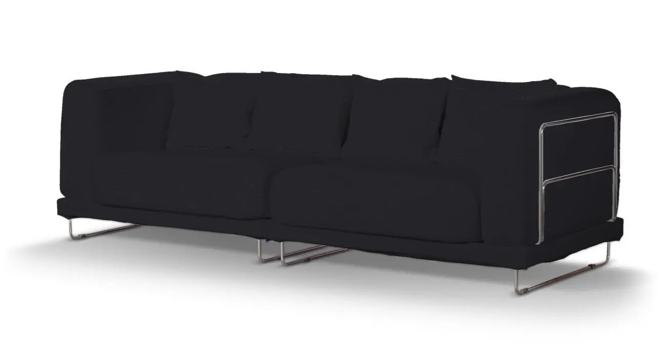Dekoria Potah na pohovku IKEA Tylösand 3-místná nerozkládací, černá, pohovka Tylösand 3-místná nerozkládací, Etna, 705-00
