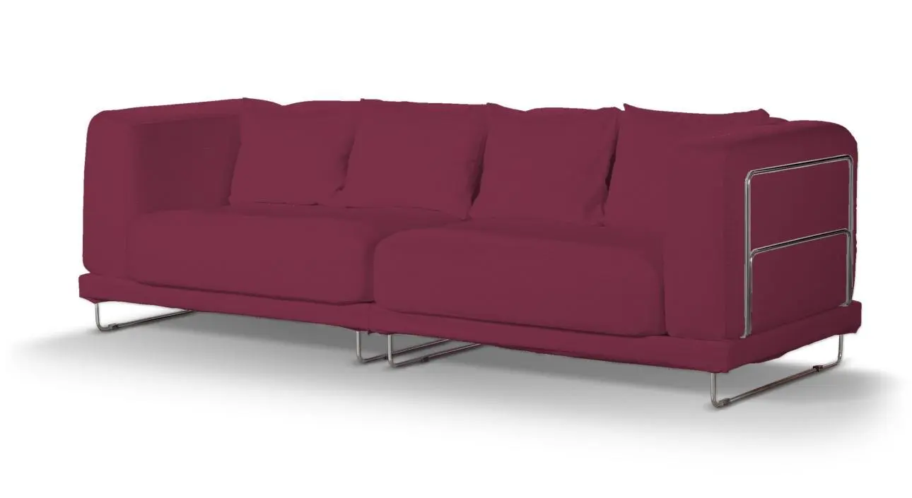 Dekoria Potah na pohovku IKEA Tylösand 3-místná nerozkládací, švestková, pohovka Tylösand 3-místná nerozkládací, Cotton Panama, 702-32