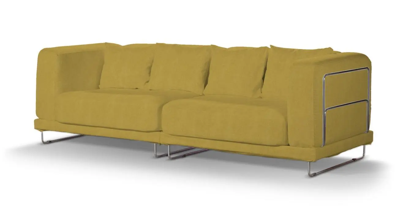 Dekoria Potah na pohovku IKEA Tylösand 3-místná nerozkládací, hořčicový šenil, pohovka Tylösand 3-místná nerozkládací, Etna, 705-04