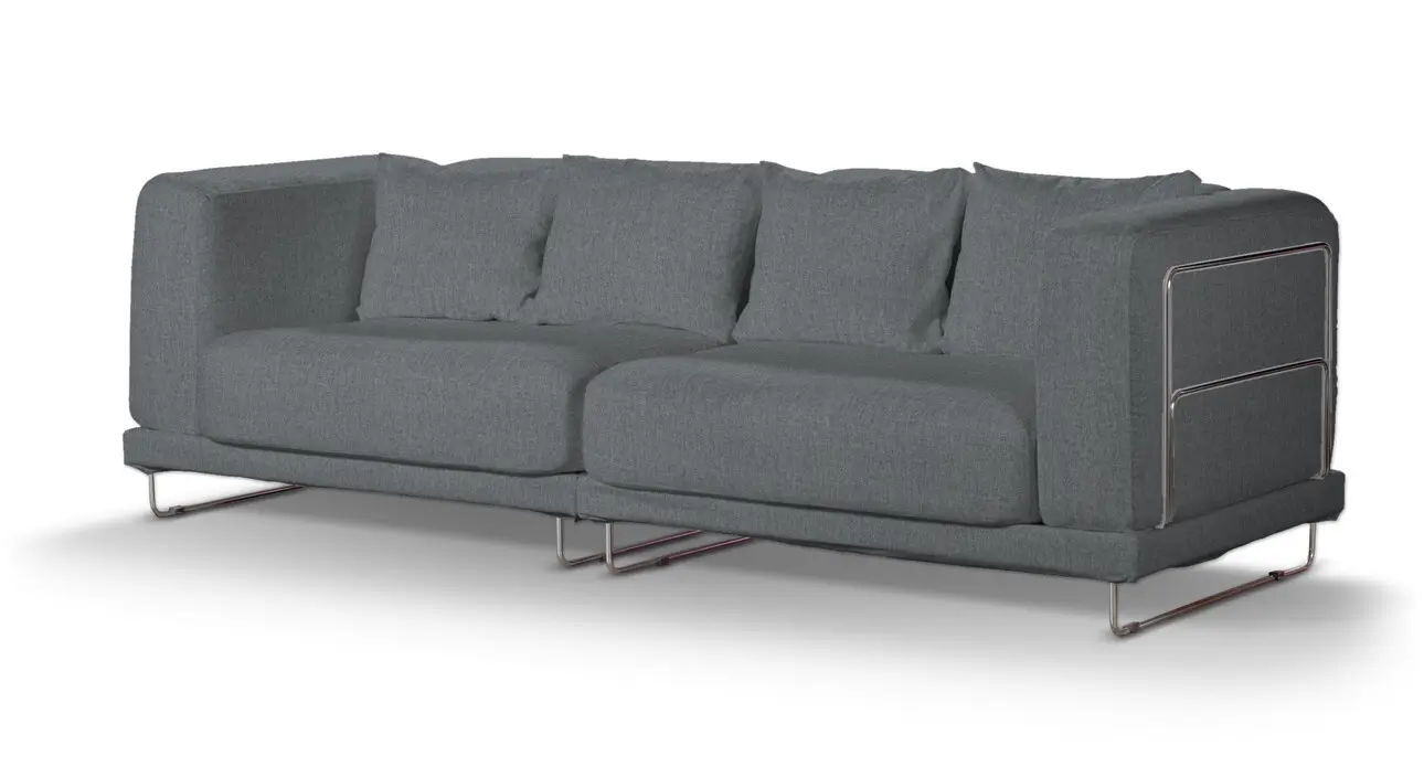Dekoria Potah na pohovku IKEA Tylösand 3-místná nerozkládací, šedý grafit, pohovka Tylösand 3-místná nerozkládací, City, 704-86