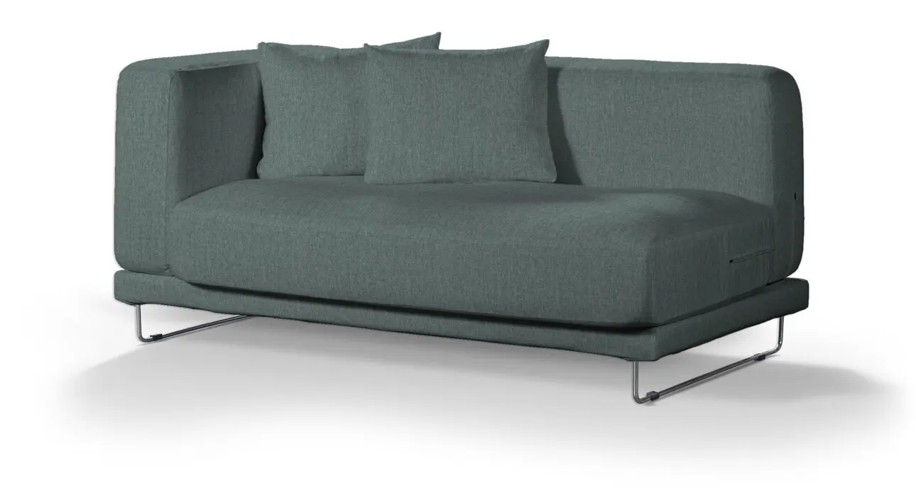 Dekoria Potah na pohovku IKEA Tylösand 2-místná nerozkládací, šedomodrý šenil, Potah na pohovku Tylösand 2-místná nerozkládací, City, 704-85