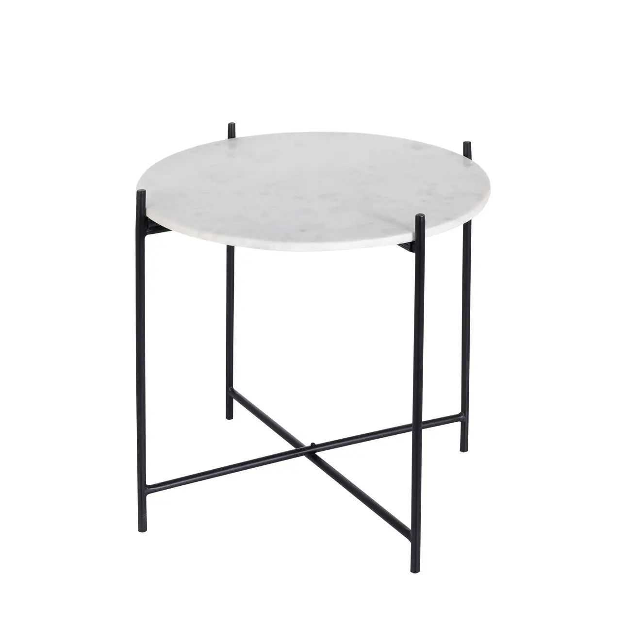 Dekoria Odkládací stolek Leila průměr 49cm, ⌀49 x 52 cm