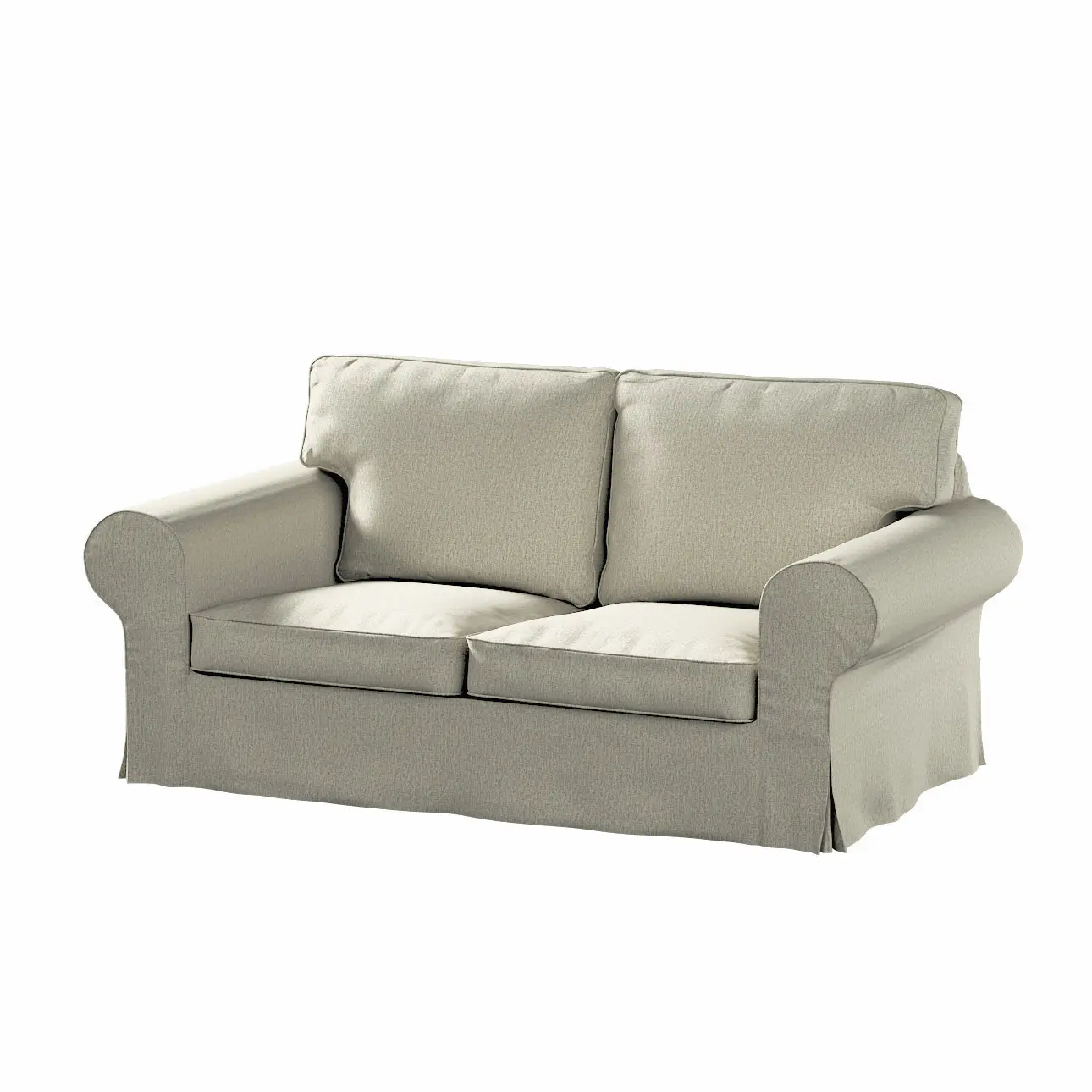 Dekoria Potah na pohovku IKEA Ektorp 2-místná rozkládací  NOVÝ MODEL 2012, písek, Ektorp 2-m rozkl. od 2012, Madrid, 162-22