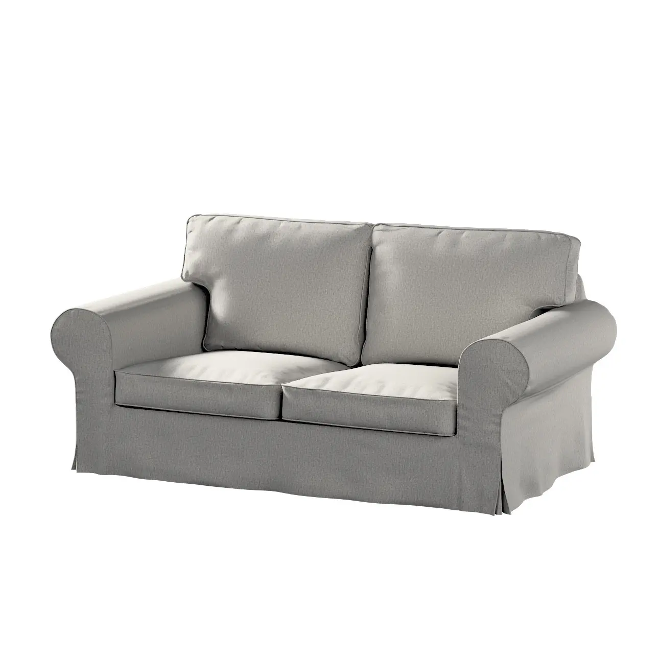 Dekoria Potah na pohovku IKEA Ektorp 2-místná rozkládací  NOVÝ MODEL 2012, šedo-béžová, Ektorp 2-m rozkl. od 2012, Madrid, 162-03