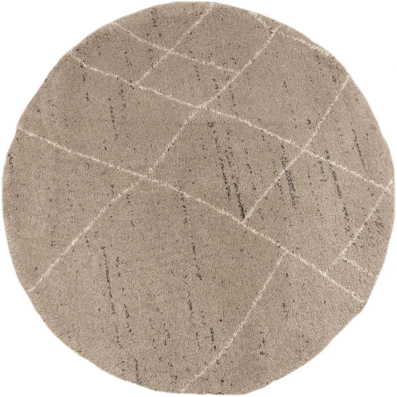Dekoria Koberec Royal Nomadic Living 160cm sand/cream, ⌀160 cm