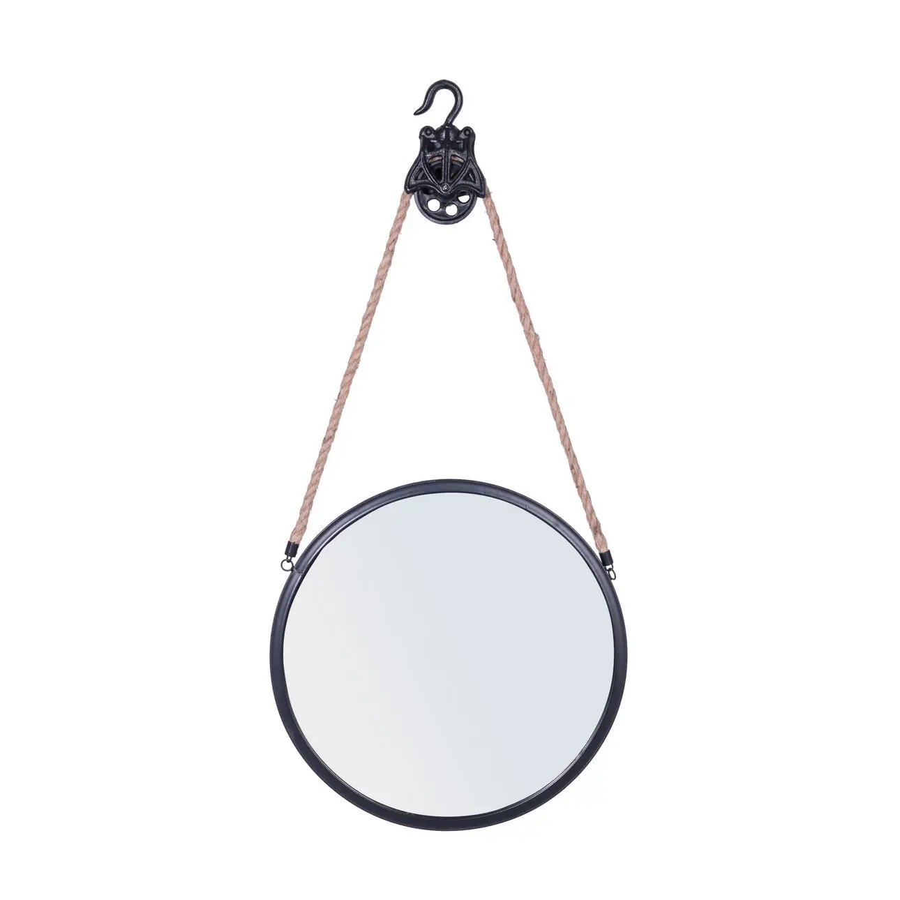 Dekoria Zrcadlo Hook ⌀50cm, 50 x 4 x 101 cm