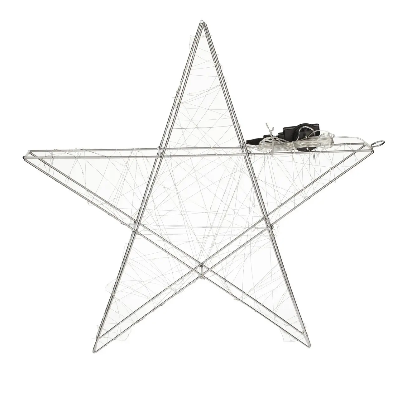 Dekoria Dekorace Shining Star 58cm, 58 x 8 x 58 cm