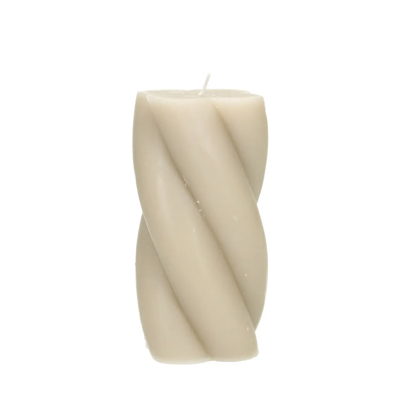 Dekoria Svíčka Camila 14cm beige, 7 x 14 cm