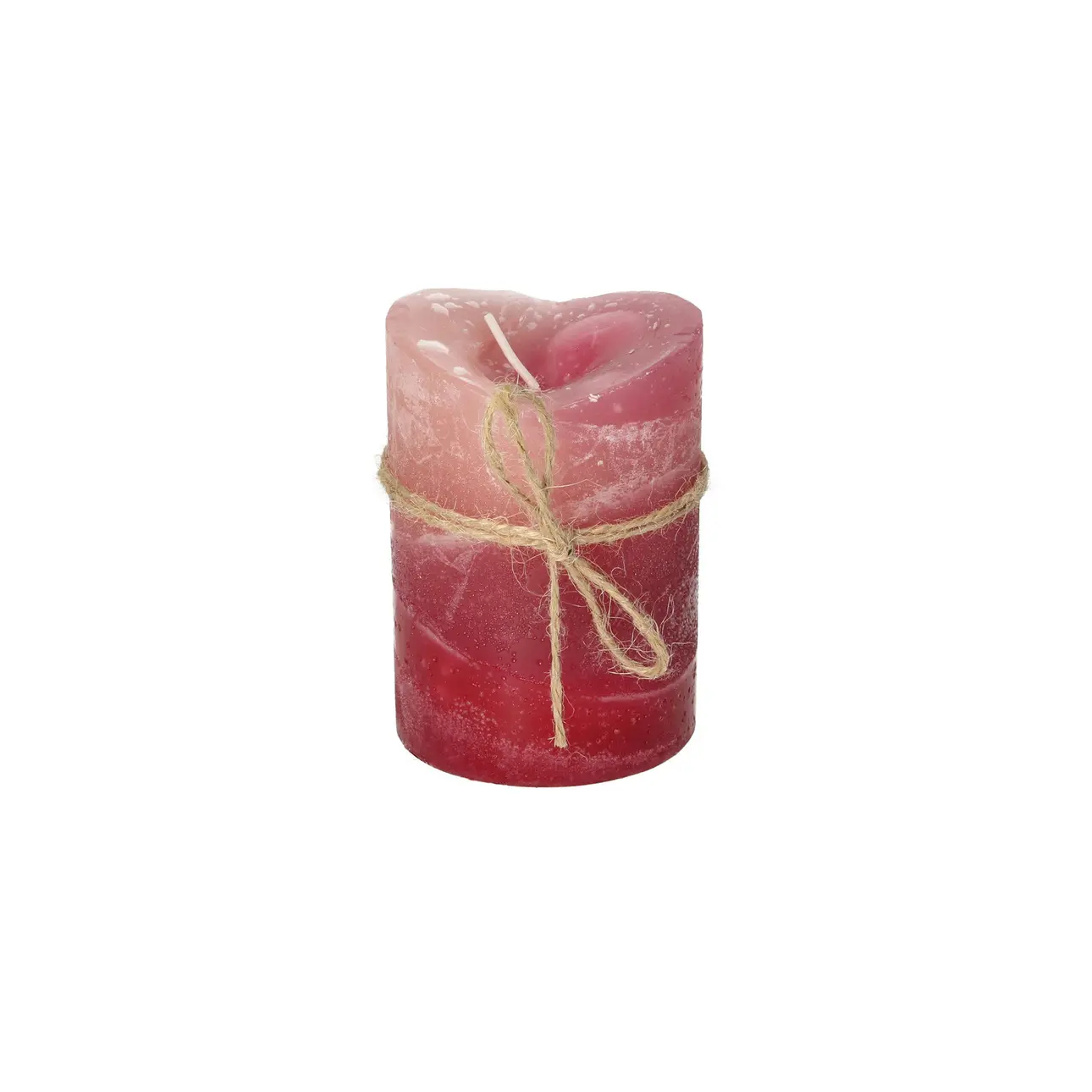 Dekoria Svíčka Dorotea 10cm raspberry, 7 x 10 cm