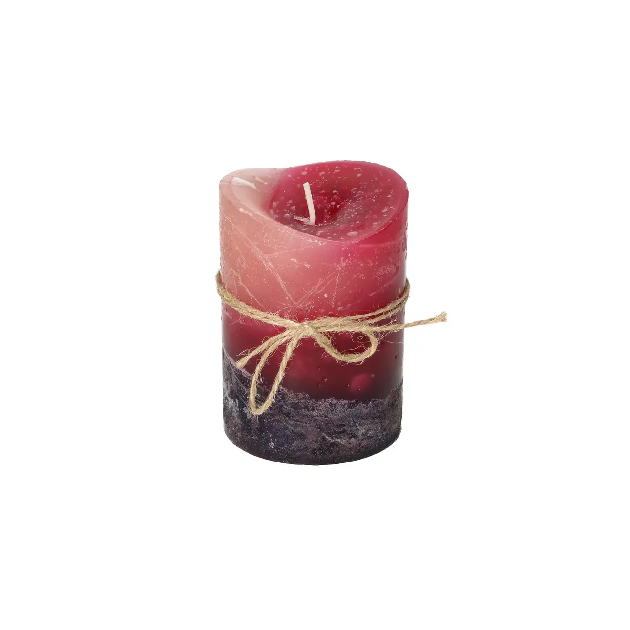 Dekoria Svíčka Dorotea 10cm cherry, 7 x 10 cm