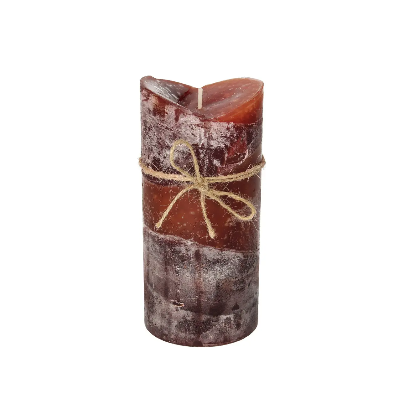 Dekoria Svíčka Dorotea 15cm burgund, 7 x 15 cm