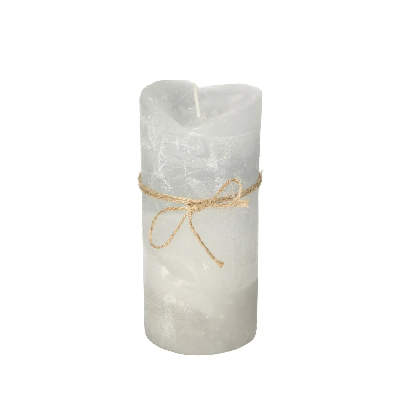 Dekoria Svíčka Dorotea 15 cm grey cristal, 7 x 15 cm