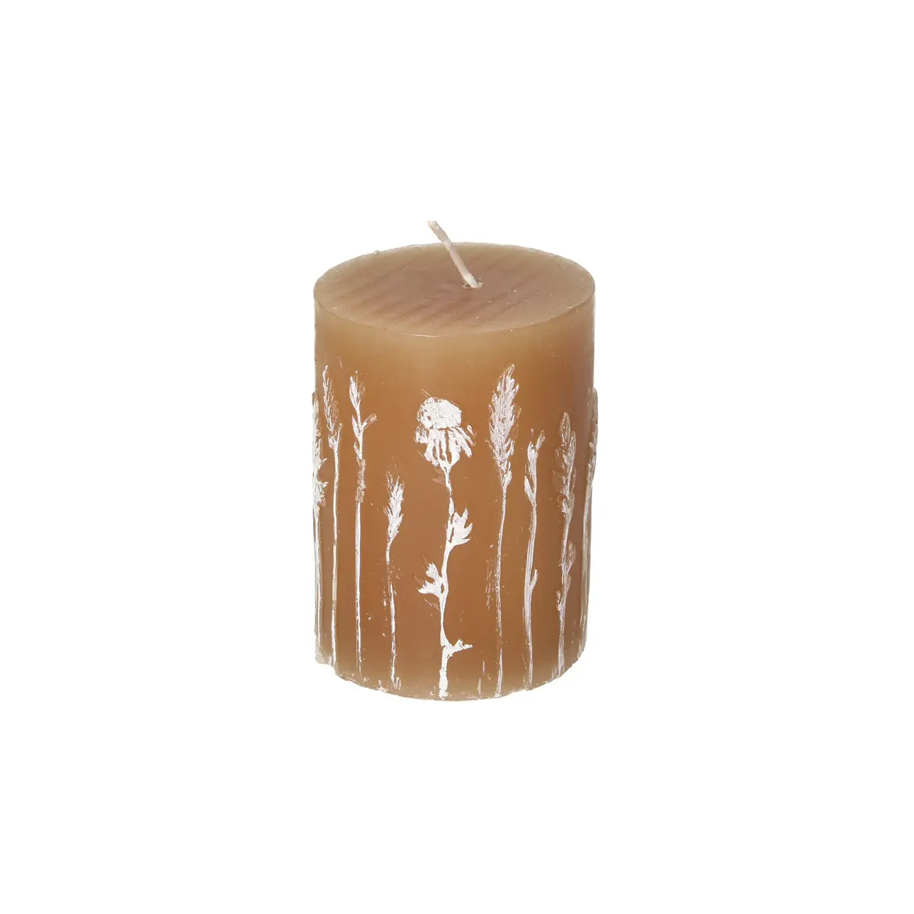 Dekoria Svíčka Giulia 9cm light brown, 7 x 9 cm