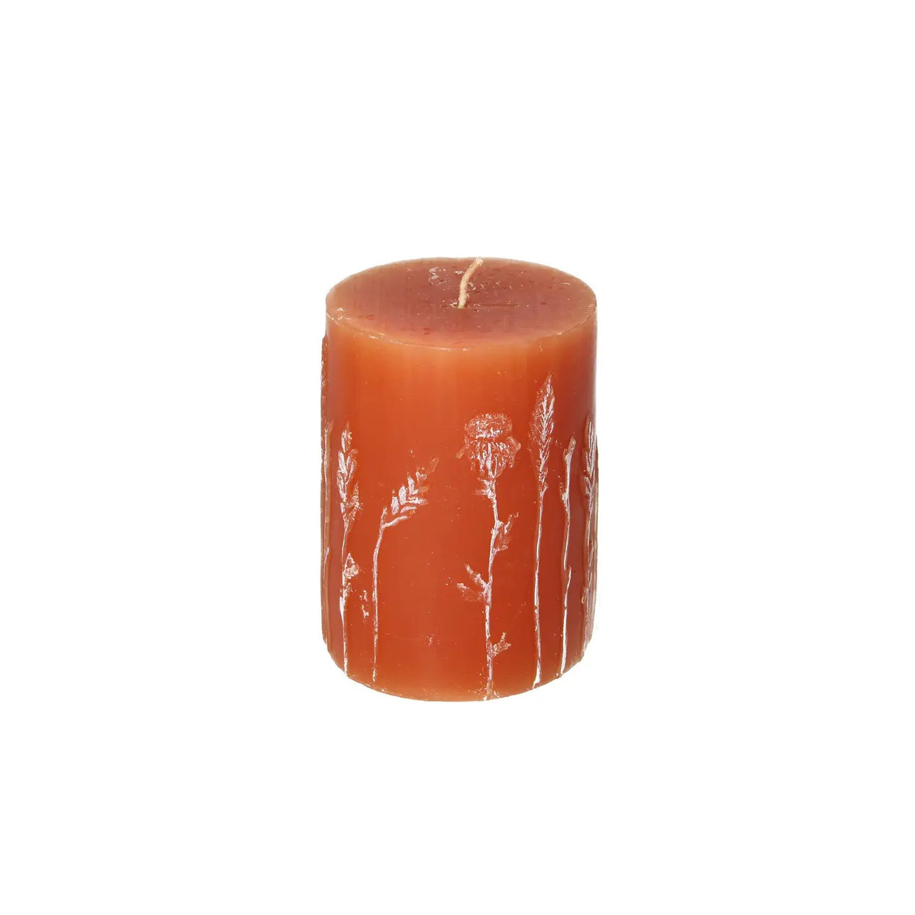 Dekoria Svíčka Giulia 9cm orange, 7 x 9 cm