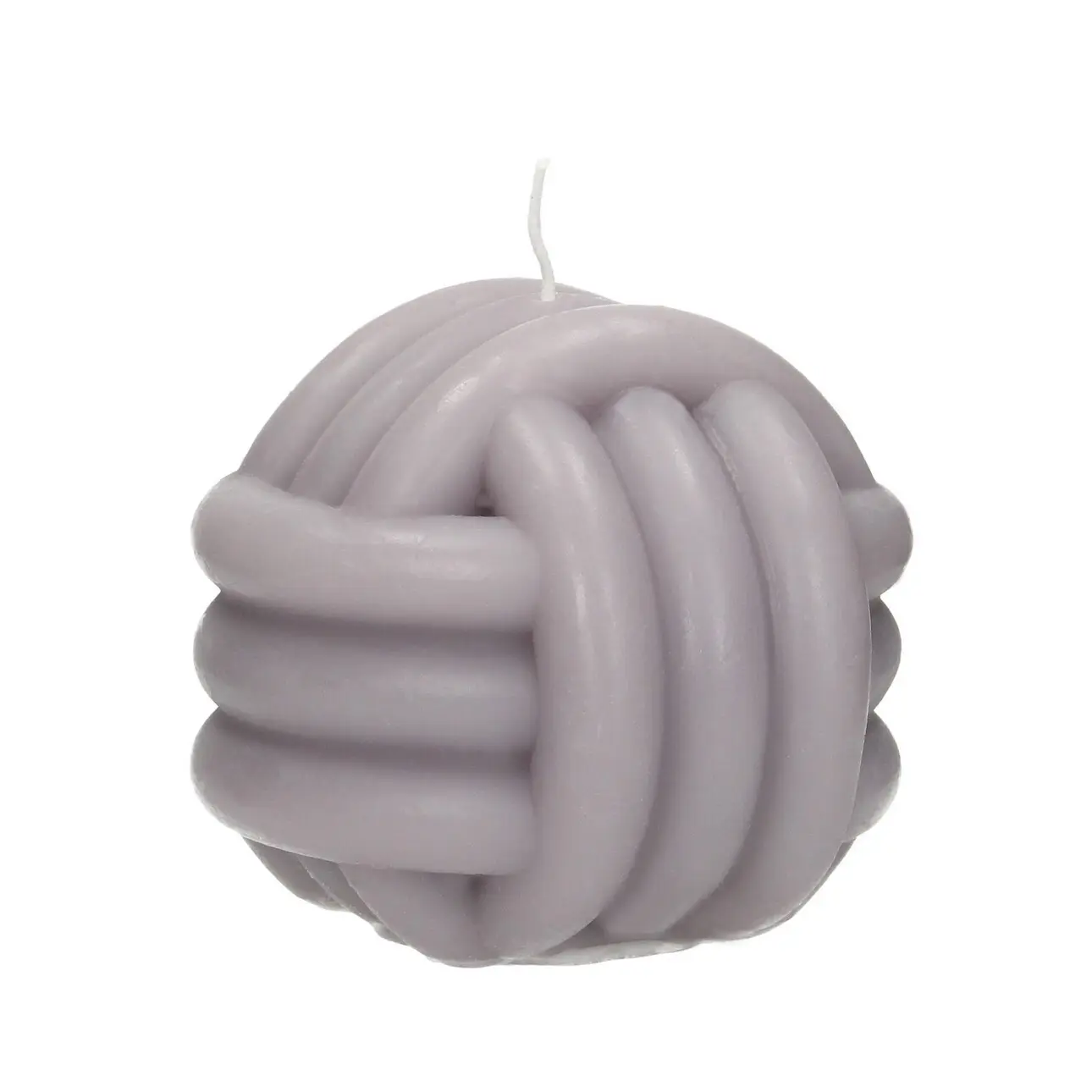 Dekoria Svíčka Zoya 8cm grey, 9 x 8 cm