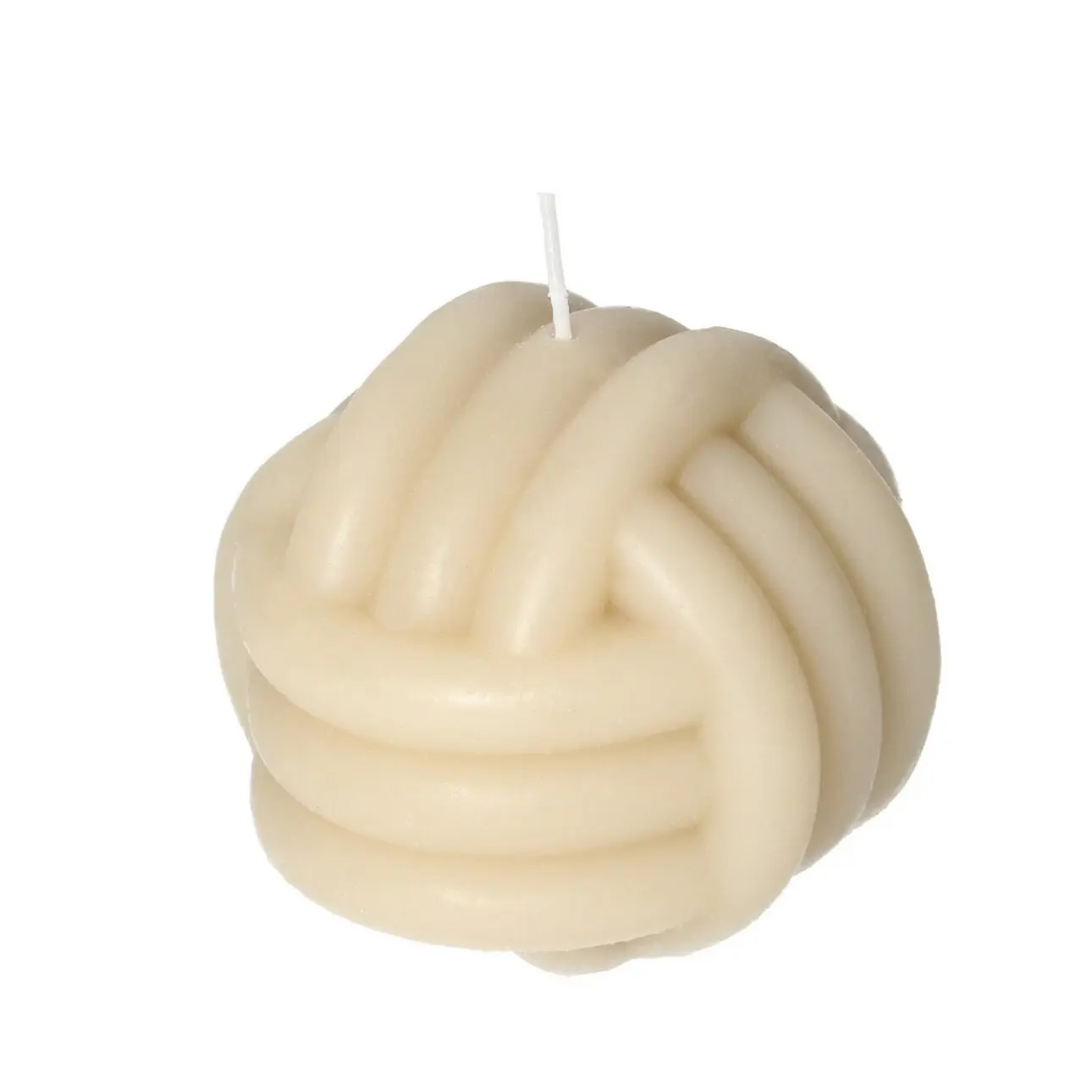 Dekoria Svíčka Zoya 8cm cream, 9 x 8 cm