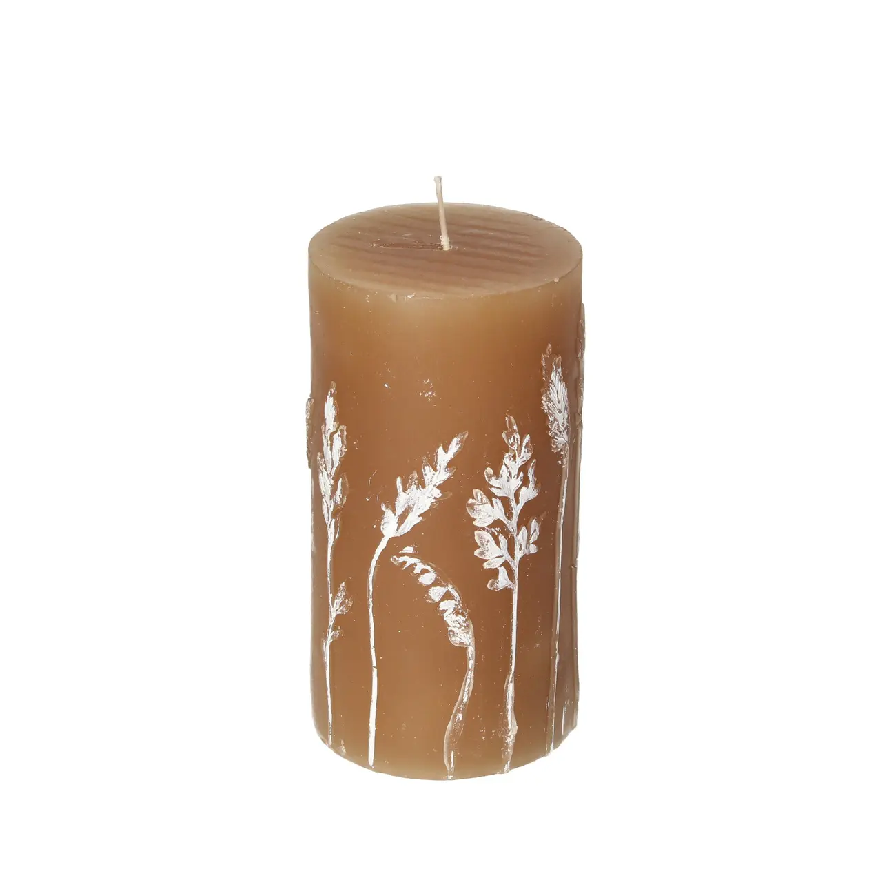 Dekoria Svíčka Giulia 13cm light brown, 7 x 13 cm